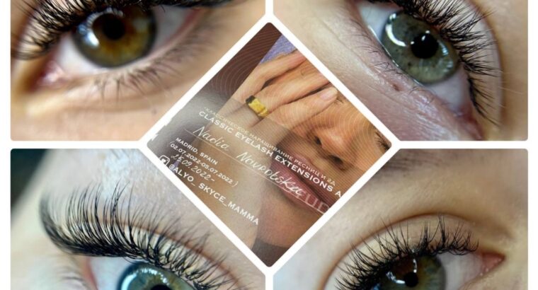 Мене звати Надя та я майстер по нарощенні вій