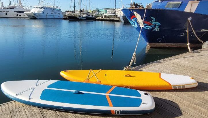 Навчання та Прогулянки на SUP дошці з веслом по Марині Валенсії