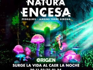 Світлове шоу Natura Encesa 💥 До 20 січня Jardins de Torre Girona