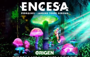 Світлове шоу Natura Encesa 💥 До 20 січня Jardins de Torre Girona