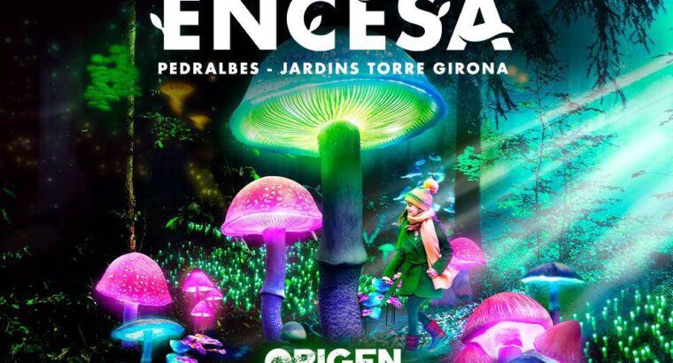Світлове шоу Natura Encesa 💥 До 20 січня Jardins de Torre Girona