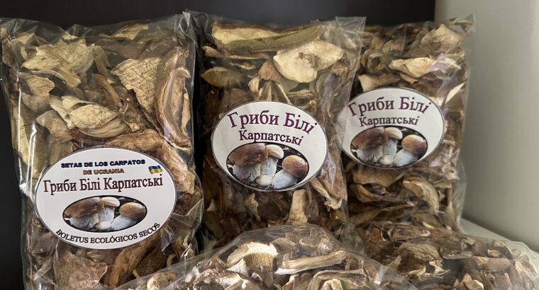 Сушені білі гриби