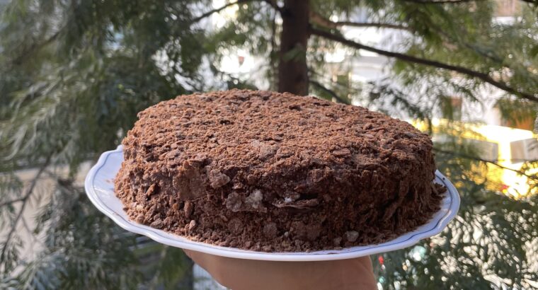 Наполеон шоколадний