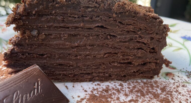 Наполеон шоколадний