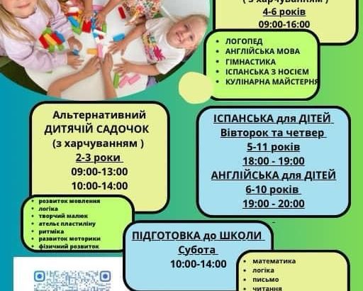 Дитяча студія (Альтернативний дитячий садочок з харчуванням)