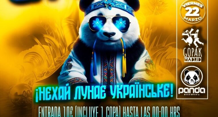 Українська вечірка! 🎉 Запрошуємо прийти до нас в п’ятницю, 22 березня, в великий клуб Панда