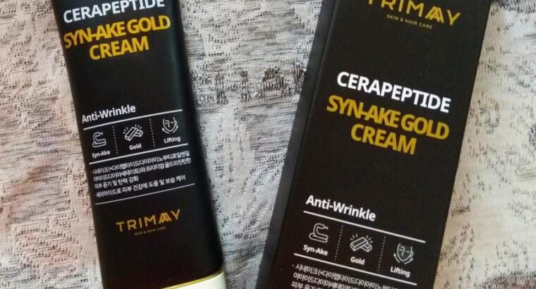Омолаживающий крем с церамидами и змеиным пептидом Trimay Cerapeptide Syn-Ake Gold Cream