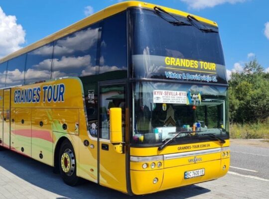 Вітаємо,*GRANDES TOUR: пасажирські перевезення по всій Іспанії та Україні та посилки по Торрев’єсі, Аліканте