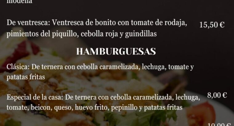 SoloMia Bar Restaurante – Ресторан української та іспанської кухні