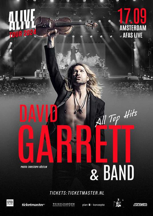 Девід Гарретт і його гурт Alive Tour 2024 Мадрид