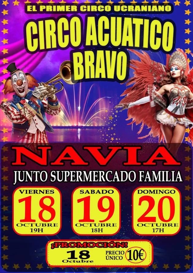 Circo Acuatico Bravo (Navia)