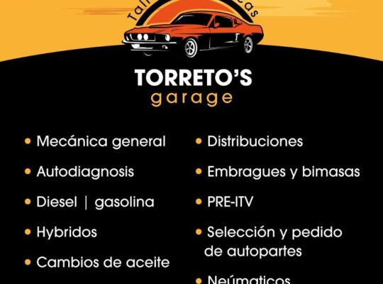 Torreto’s garage