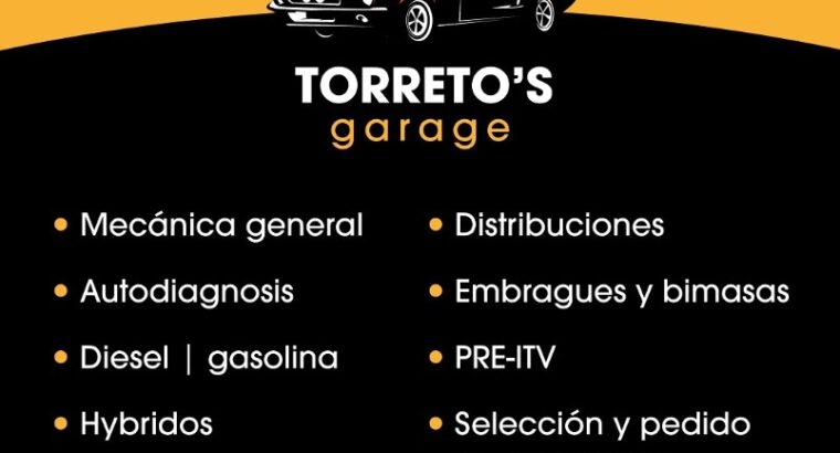 Torreto’s garage