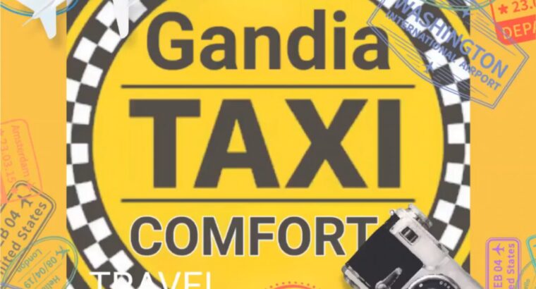 Такси по Гандии. Трансферы в аэропорты, вокзалы и города.